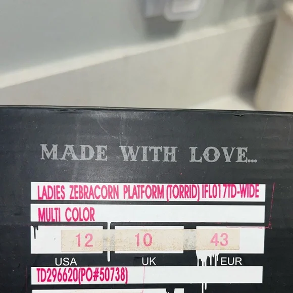 RARE ZEBRA MULTICOLOR HEELS from Torrid Multicolor Women's Heels - Picture 7 of 7